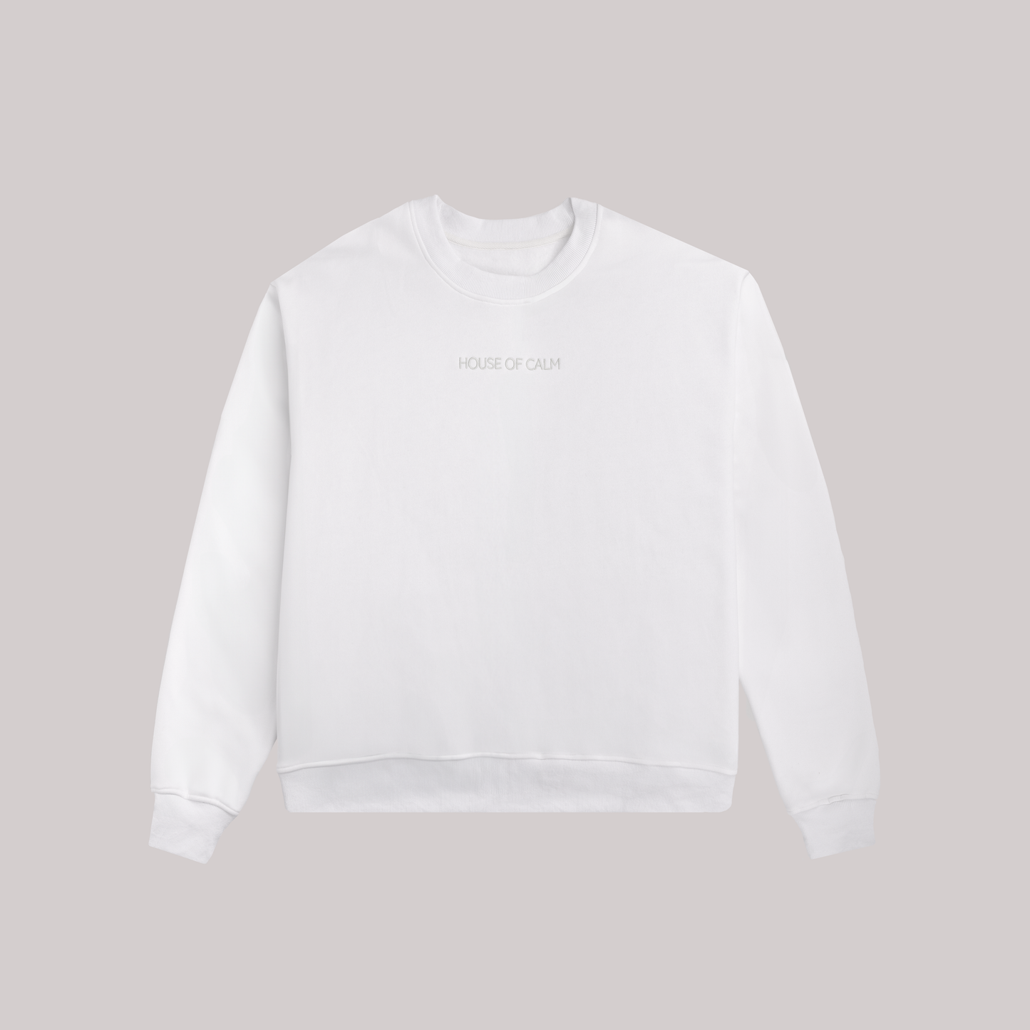 Essential Oversized Sweatshirt - Snow White
