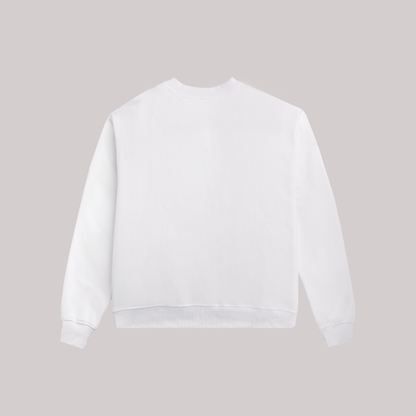 Essential Oversized Sweatshirt - Snow White