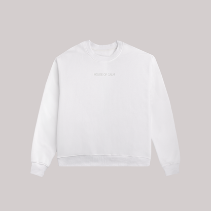 Essential Oversized Sweatshirt - Snow White